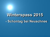 27 - Schontag bei Neuschnee